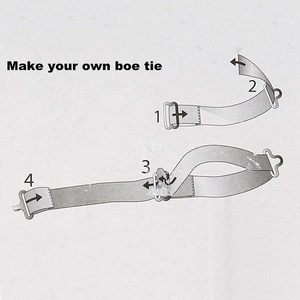 Juego de clips ajustables para corbatas, broches metálicos para corbatas, cierres para tirantes de corbata - Product Image 4