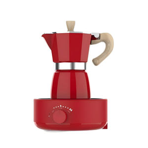 110v 220v Classique Style Italien Moka Pot Simple Valve <span class=keywords><strong>Petite</strong></span> <span class=keywords><strong>Cafetière</strong></span> En Métal avec Ensemble Brassé À La Main pour Un Usage Domestique - Product Image 5