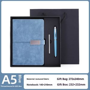 Wholesale Customized Business High Quality Promotion Paper Magnetic A5 Journal Notebook Pen Embossed Printing Modern Design - Product Image 3