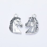 Pendentif Chevalier texturé en alliage de zinc à boucle unique pour la décoration de trophées de concours hippique