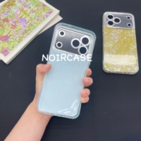 Casing HP Mutiara Transparan TPU Pelindung Anti Benturan dengan Pelindung Lensa Kamera untuk iPhone Semua Seri & Model Android