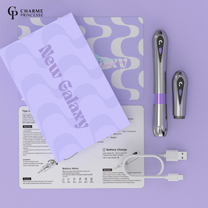 Stylo de maquillage permanent sans fil avec écran numérique, stylo rotatif pour microblading, tatouage pour sourcils, eye-liner, lèvres, PMU - Product Image 1
