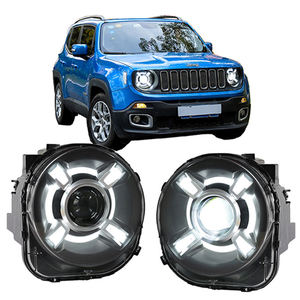 Fari a LED JC Upgrade per Jeep <span class=keywords><strong>Renegade</strong></span> 2016-2021, Gruppo Ottico Anteriore Plug and Play - Product Image 1