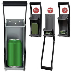 Prensa Manual de Latas Práctica y Ligera al por Mayor con Mango Suave de Metal para Cerveza y Refrescos - Product Image 5