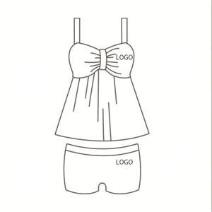 OEM/ODM, Traje de Baño de Lujo de 2 Piezas para Mujer, Bikini Sexy, Conjunto de Ropa de Playa Personalizable de Alta Calidad - Product Image 3