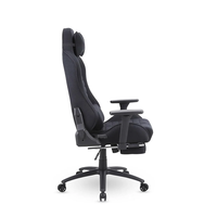 Chaise de jeu personnalisée par le fabricant, dossier haut, cuir, accoudoirs 3D, mousse haute densité, soutien lombaire, chaise inclinable pour PC, pour les joueurs