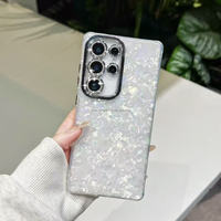 Coque de téléphone de luxe en gros avec strass pour Samsung Galaxy tous modèles S26 S25 S24 Ultra, coque antichoc avec protection d'objectif d'appareil photo