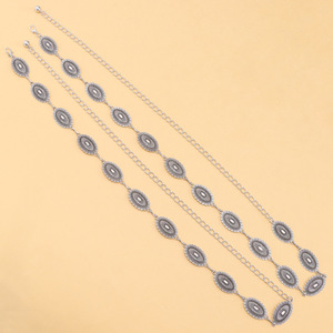 โซ่คาดเอวเงินทิเบตแบบวินเทจสำหรับผู้หญิง พร้อมจี้ห้อยสำหรับใส่ทุกวัน - Product Image 3