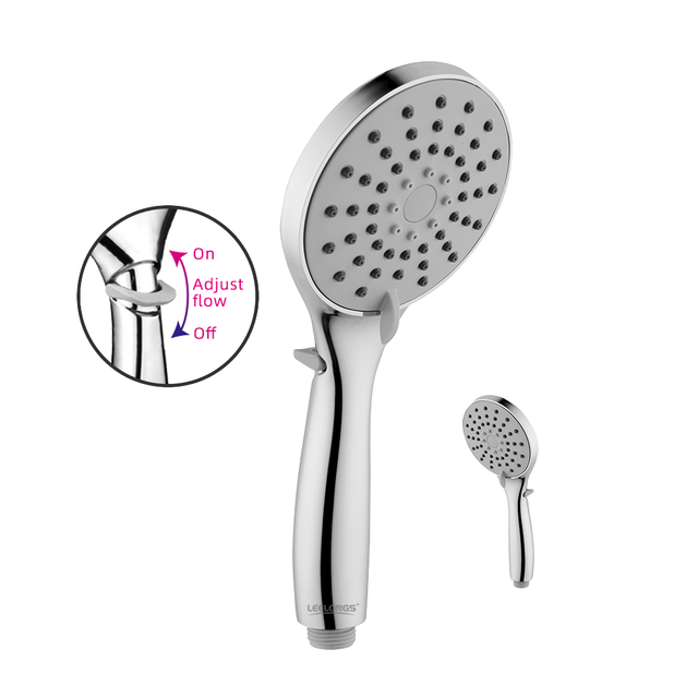 Adjustable Silicone Universal Bathroom Wall Mount Suction Shower Head Holder Bracket High Pressure Water Saving Handheld Shower