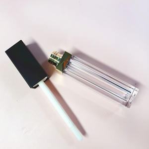 Logotipo personalizado 6ml cuadrado Petg aplicador transparente tubo de tinte de labios vacío brillo de labios contenedores tubo - Product Image 5