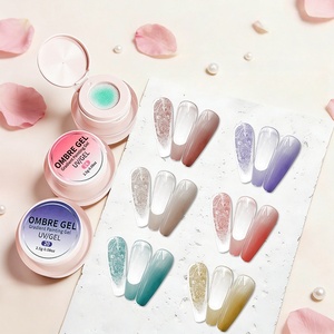 Gel de Nail Art <span class=keywords><strong>Semi</strong></span>-<span class=keywords><strong>Permanent</strong></span> Exclusif à Presser, Effet Dégradé, Sans Résidu, Impression par Transfert, Haute Saturation, Facile à Estomper - Product Image 2
