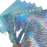 YESION HCM-rollo de vinilo autoadhesivo de ópalo semitransparente holográfico, patrón de leopardo para corte artesanal, decoración del hogar