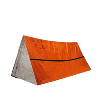 Tente de secours légère imperméable à une couche pour 1 à 2 personnes, adaptée aux quatre saisons, pour le camping en plein air et la survie