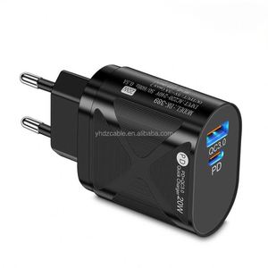 อะแดปเตอร์ชาร์จเร็วแบบ Type-C QC3.0 20W สำหรับโทรศัพท์มือถือและหูฟัง ป้องกันการเกิดความเสียหาย - Product Image 1