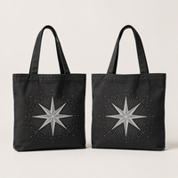 Pochette de transport en toile pour les fêtes, sac en toile réutilisable pour cadeaux de fin d'année, support de vente en gros, logo personnalisé