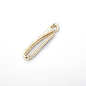 Large Fish <b>Hook</b> Zinc Alloy Keychain <b>Car</b> Key Accessory Home Use G3948 Plated Metal Hardware - Product Image 4