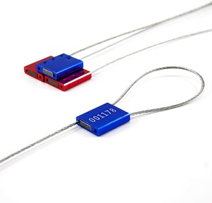 Sellos de camión contenedor de longitud ajustable Sellos de <span class=keywords><strong>cable</strong></span> de alambre de aleación de aluminio - Product Image 2