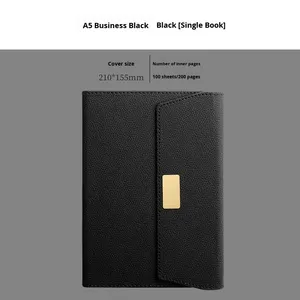 Set de Regalo de Cuaderno A5 de Cuero Sintético Estilo Oficina, con Logotipo Personalizado, Memoria USB y Diario, para Regalos Corporativos y Souvenirs - Product Image 6