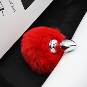 Секс-игрушки для взрослых милый кролик Хвост эротический анальный штекер косплей игры из нержавеющей стали Мужской Женский Фетиш бондаж лиса - Product Image 4