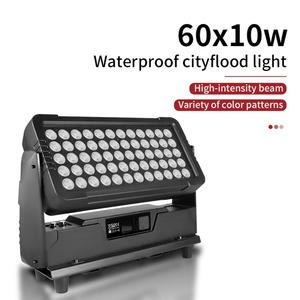 Luz Estroboscópica LED RGBW de 60x10w con Modo Dimmer, Resistente al Agua IP65, Luz de Inundación de Color para Escenarios - Product Image 2