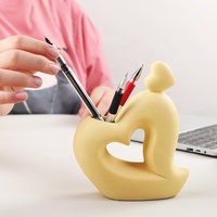 Vase de Penseur en Céramique Minimaliste Moderne Fait à la Main Pampa Ins Ornements pour Mariages Décor à la Maison Fleurs Artificielles Fleur en Porcelaine