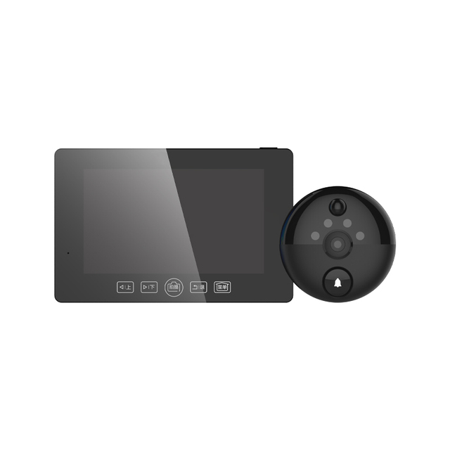 Hot Sale Q1 Home Security System 4.3 Inch Hidden Peephole Door Body Detection Smart Peephole Door Camera