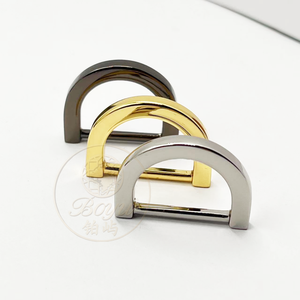 ห่วงเกี่ยวแบบหมุนได้ วัสดุโลหะผสมสังกะสี รูปตัว D ขนาดเส้นผ่านศูนย์กลางภายใน 20 มม. คุณภาพสูง สำหรับอุปกรณ์เสริมกระเป๋าเดินทาง - Product Image 6