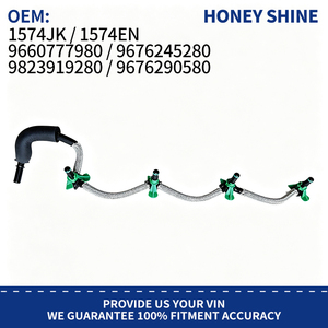 Tubo de Retorno de Combustible 1574JK 1574EN 9660777980 para Peugeot 207 208 308 3008 Citroen C3 <span class=keywords><strong>C4</strong></span> 1.4 <span class=keywords><strong>1.6</strong></span> <span class=keywords><strong>HDi</strong></span> - Product Image 2