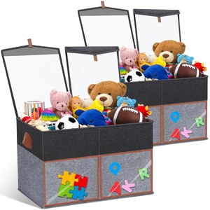 <span class=keywords><strong>2025</strong></span> Nhà Máy Thấp Moq Bền Có Thể Gập Lại Mới Đến Trang Trí Lưu Trữ Đồ Chơi Tổ Chức Trẻ Em Hộp Với Trong Suốt Xem Nắp - Product Image 1