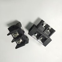 Borne d'alimentation en gros à travers le bornier à double vis connecteur de câblage 40A