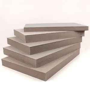 Recycle Pulp Wholesale 0.45-4.0mm High Stiffness Grey Cardboard For Photo Frame