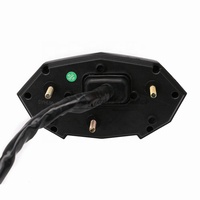 Takometer Odometer Sepeda Motor Digital, Alat Ukur Digital Temperatur Air 6 Speedometer dengan Sensor