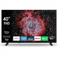 Televisi Pintar Hotel Layar Datar LED LCD FHD 1080P 40 Inci Tanpa Bingkai OEM ODM Kustom Android 14 WiFi USB
