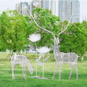Estatua de Garza de FRP para Exteriores, Escultura de Garza Realista, Protegida contra Rayos UV, Figura de Aves de Tamaño Real para Jardín, Césped, Paisajismo Comercial - Product Image 3