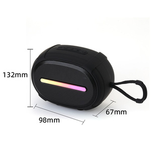 נייד חיצוני עבור רמקול עמיד למים 5.3 RGB תמיכה בכרטיס זיכרון USB 1200-2000mAh סוללה בגודל קטן מחשב רדיו FM - Product Image 2