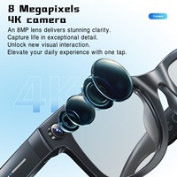 Lunettes Caméra Intelligentes IA HD 800MP avec Enregistrement Vidéo Wi-Fi, Appel Bluetooth, Interprétation IA et Caméra Vlog Portable