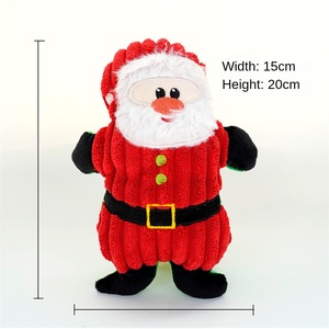 Christmas <b>Plush</b> Pet Toy Eco Friendly Sound Puzzle Design Teeth Grinding Interactive Play Product for Dogs - Product Image 5