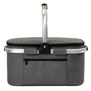 Cooler Bags Custom logo Insulated Picnic Beach Lunch Thermal Large Space Basket Cooler Bag - Product Image 1