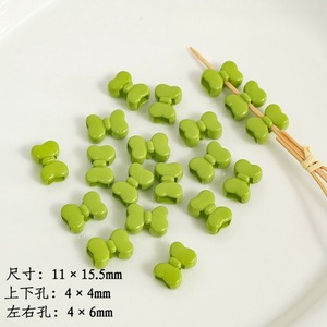 Cuentas cilíndricas de resina de alta calidad con revestimiento UV, coloridas y a rayas, hechas a mano para pulseras, collares y accesorios de joyería DIY. - Product Image 6