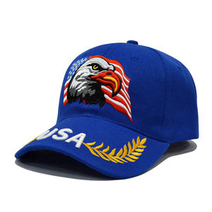Wholesale USA Eagle Baseball Caps Fashion USA Golf <b>Hats</b> Custom Embroidered Multi-color Baseball <b>Hat</b> With Adjustable Back Closure - Product Image 5
