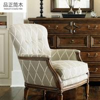 Commode à miroir de style campagnard américain en bois massif vintage rétro avec tiroirs pour entrée, chambre à coucher, salon
