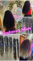 4X Cheveux au crochet Ocean Wave Deep Wave Soft Locs pour femme, résistants à la chaleur, bouclés, en fibre protéinée