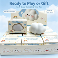 Jouet sensoriel anti-stress nuage mignon à presser, doux au toucher, cadeau