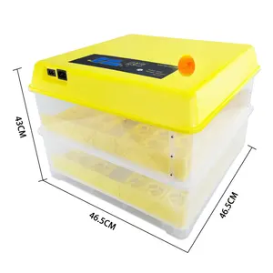 Incubadora de 96 huevos, conecta directamente 12 baterías cuando tu lugar se corte por energía