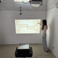 Système de projecteur interactif tout-en-un pour équipement de sport, jeu interactif au sol