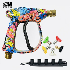 Tuyau de Machine de lavage de voiture à haute pression 1 litre mousse <span class=keywords><strong>Lance</strong></span> 5 couleurs buse pulvérisateur pistolet pour accessoires de voiture nettoyage - Product Image 1