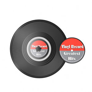 MS Food grade Silicone Vinyl <b>Record</b> Cleaning Clip 12x12x3cm Waterproof LP Disc Protective Cover Turntable <b>Storage</b> Accessory - Product Image 5