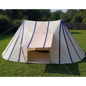 Tente en toile à deux poteaux en forme de cloche, fabrication personnalisée, tissu en coton de qualité supérieure pour la vie en plein air - Product Image 5