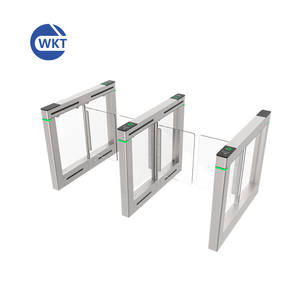 Wancartoon Tourniquet mince de haute sécurité QR Scanner de codes à barres Entrée de métro Fastlane Porte de vitesse avec servomoteur Barrière pivotante - Product Image 2