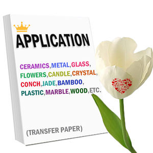 Papel de Calcomanía Transparente Blanco <span class=keywords><strong>para</strong></span> Sublimación e Impresión por Inyección de Tinta A4, 200gsm, 20 Hojas/Paquete, Personalizable con Logotipo, Kemeng - Product Image 5